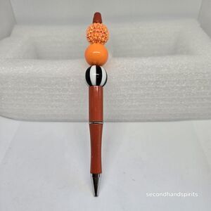 Fall Halloween Themed Plastic Beaded Pen